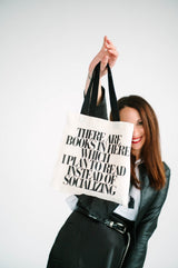 There are Books in Here - mini tote