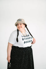 I Read Banned Books crop tee