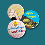 Live, Laugh Pins & Magnets