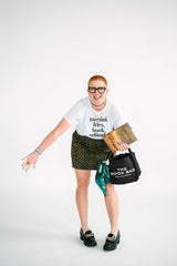 Martini Fries Books Solitude crop tee