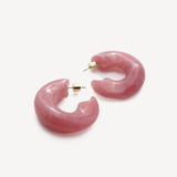 Rena Hoops Blush - Hye Jane