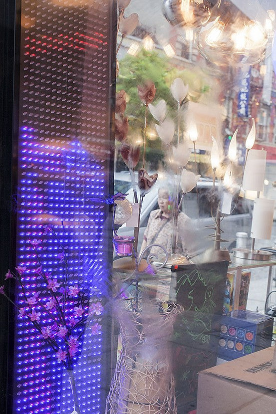 LED Lights and Pedestrian | Window Works Series | - Geanna Merola