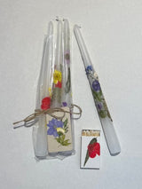 Pressed Flower Candles - Art a la Carte