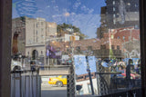 Woman in Print Dress, Bowery Window | Window Works Series | - Geanna Merola