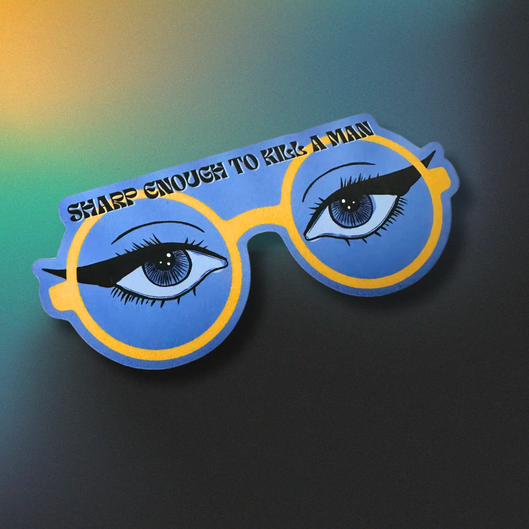 Vigilante shit // great gatsby mashup sticker - Kate Opal Creative