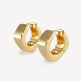 Gold Dana Hoop Earrings - Hye Jane