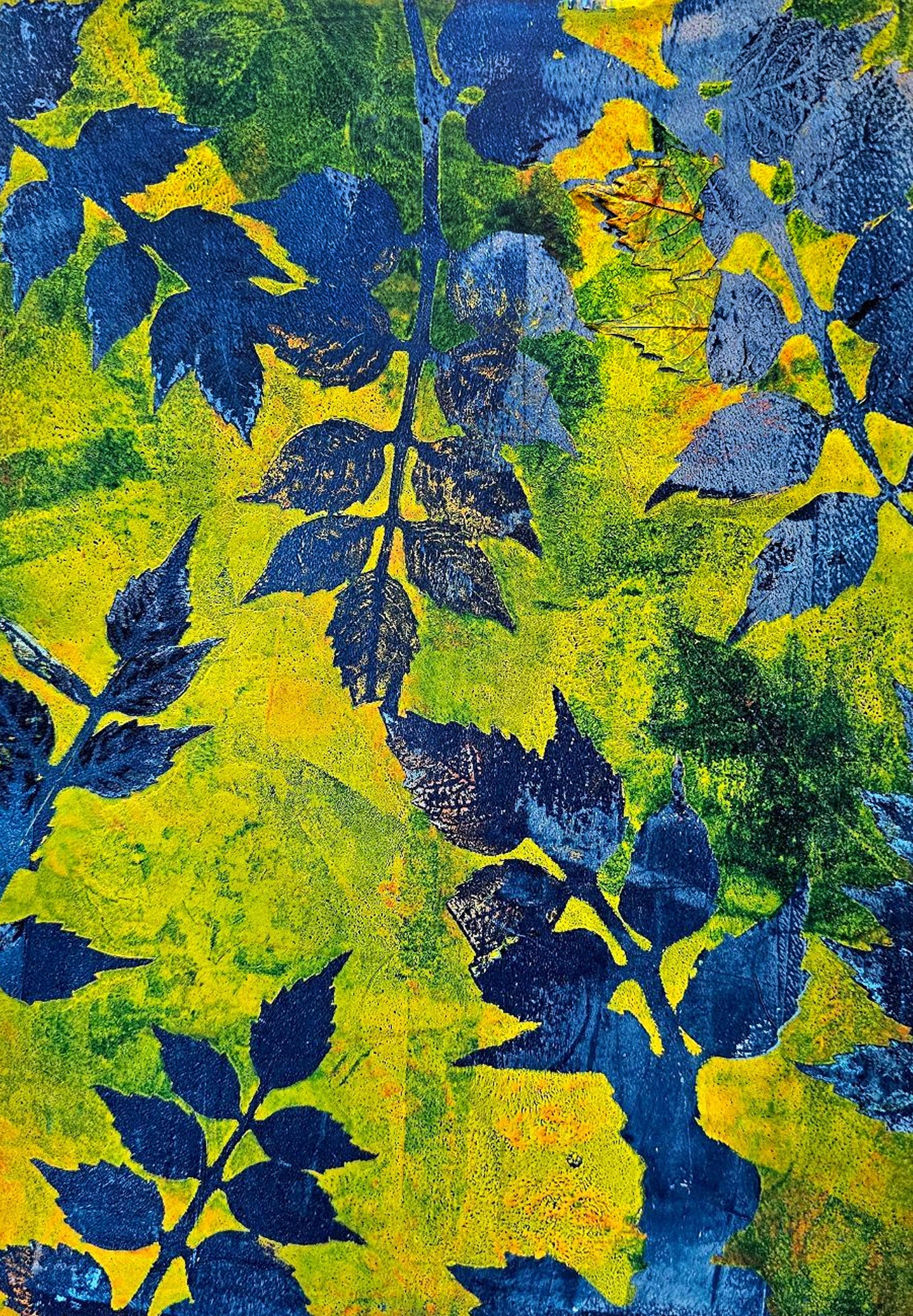 Gelli Print Image Transfer & Botanicals