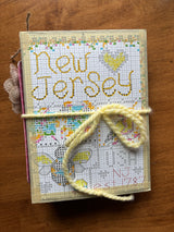 New Jersey Cross-Stitch Pattern, 5x7 journal