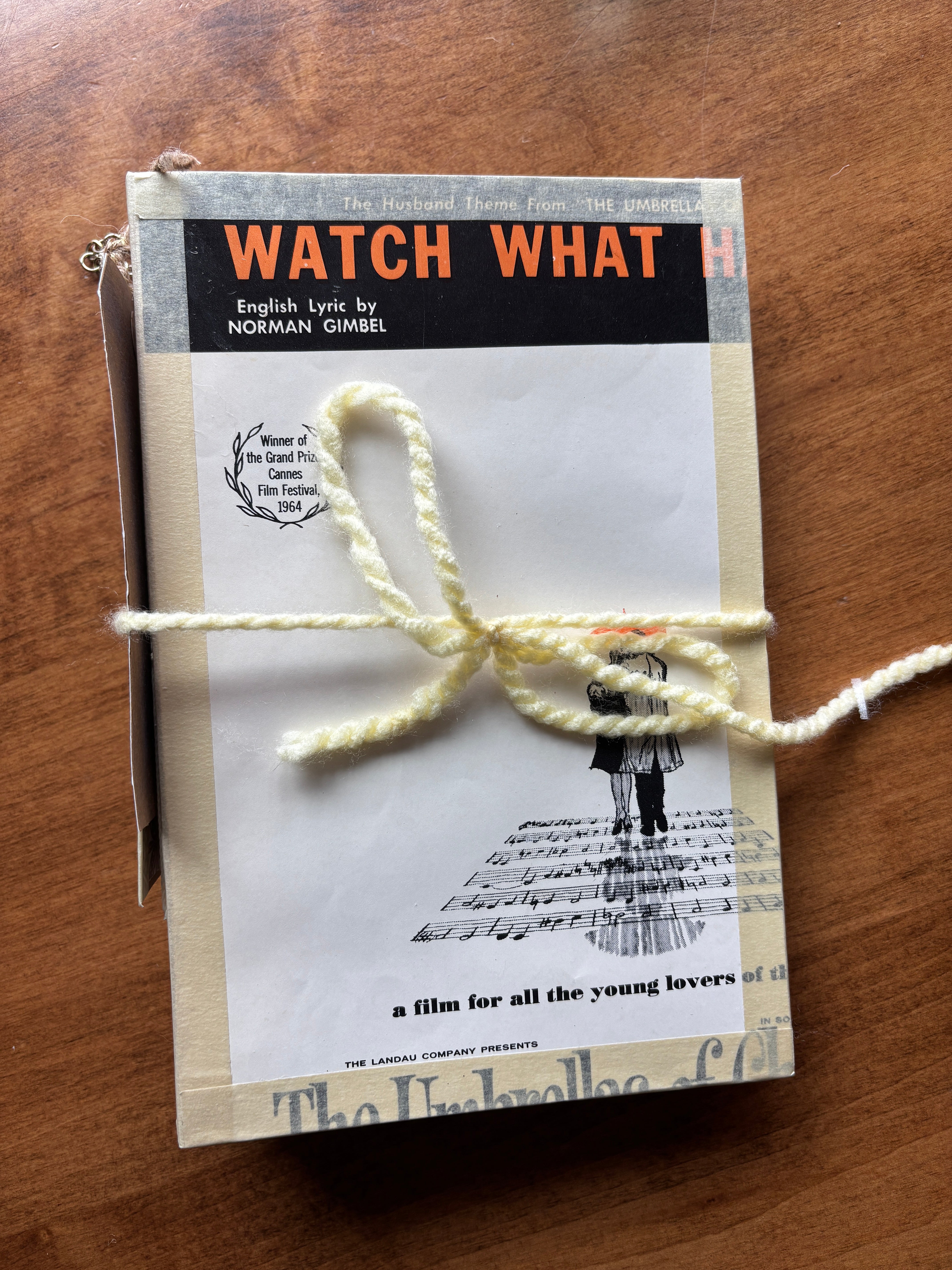 The Umbrellas of Cherbourg’s 6x9 journal
