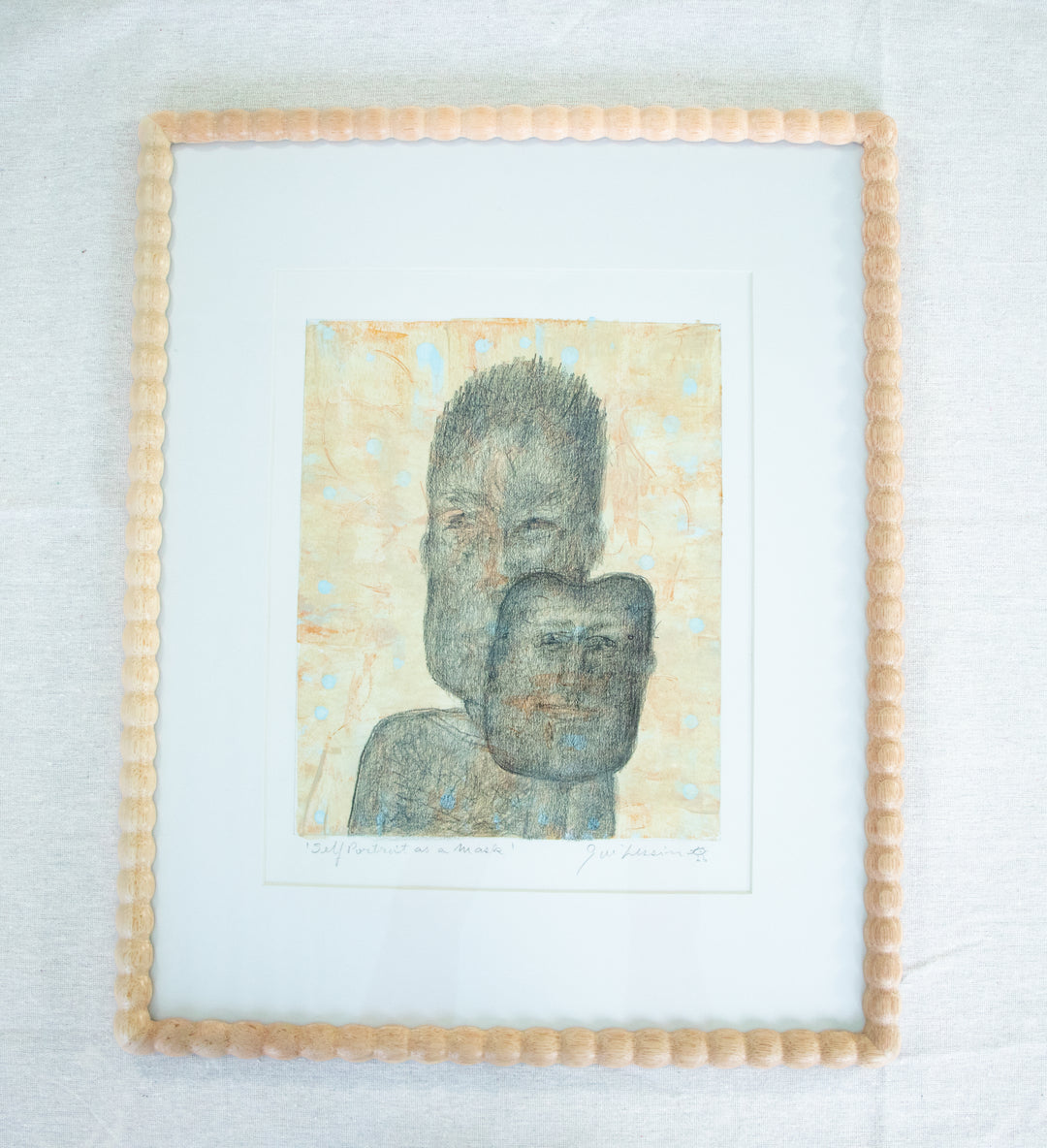 Self Portrait as A Mask - Gui Lessin – Asbury Park Art Club