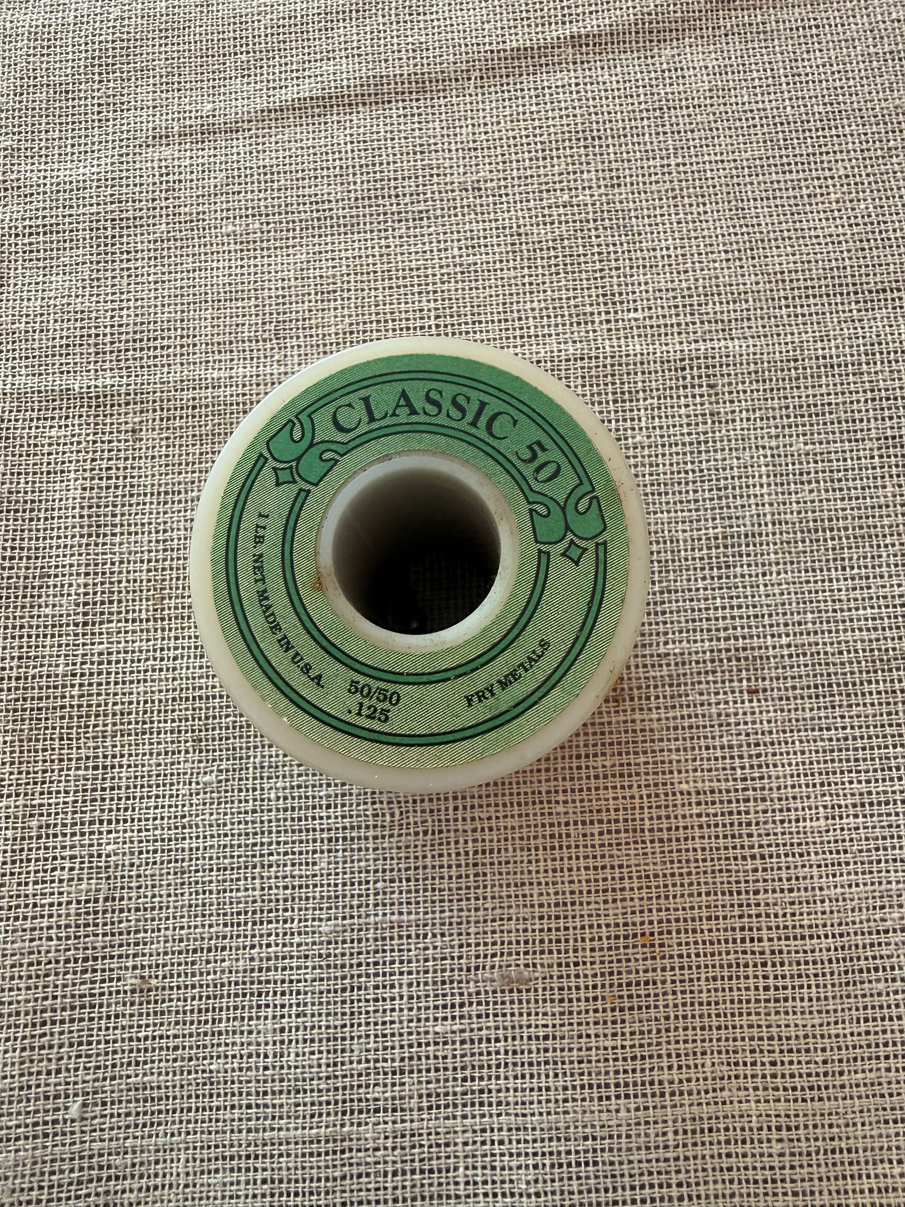 Federated-Fry Metals 50/50 .125 Solid Solder Wire 16oz