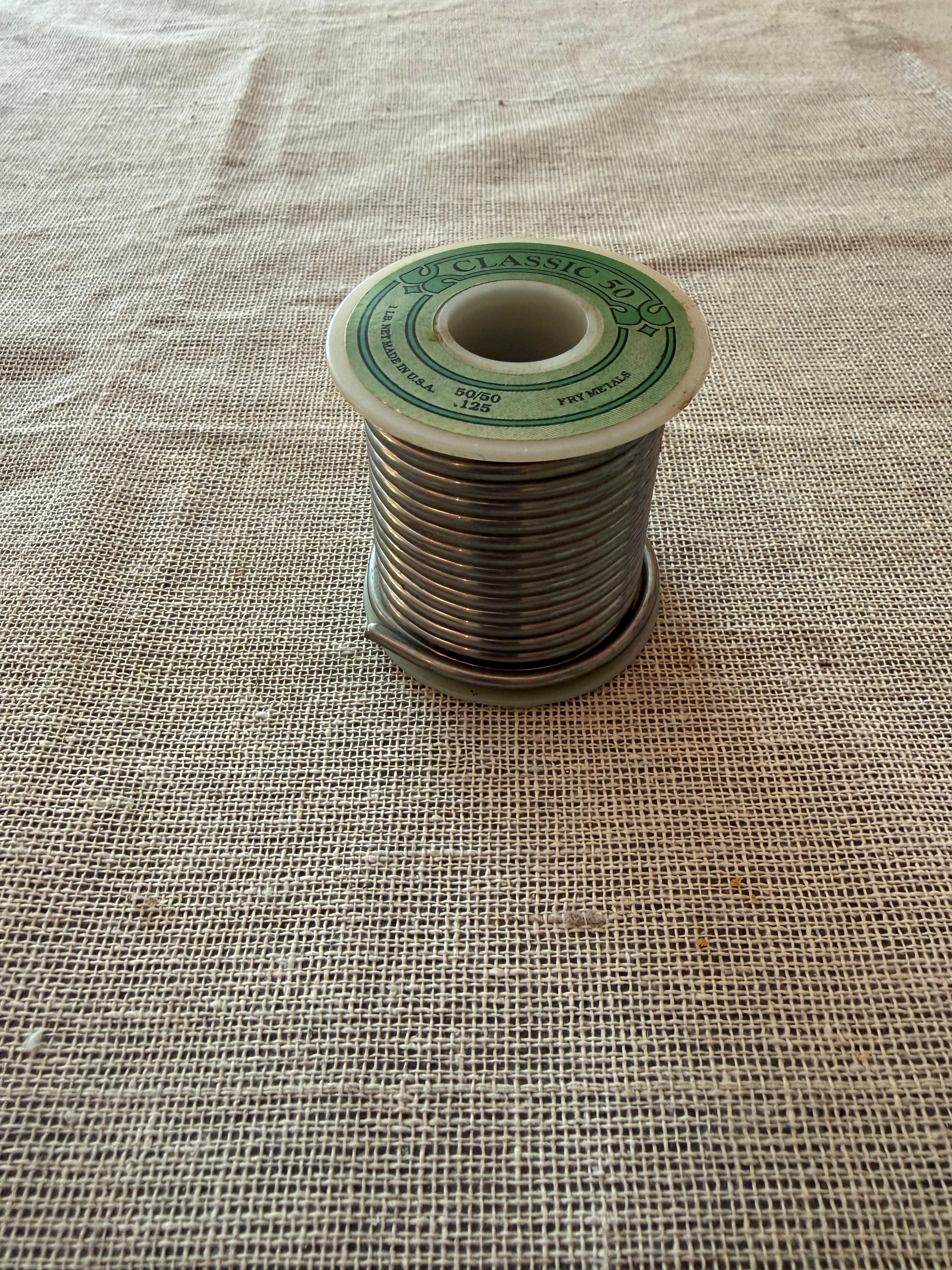 Federated-Fry Metals 50/50 .125 Solid Solder Wire 16oz