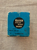 Kester Solid Solder wire 50/50 .125 16oz