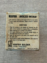 Kester Solid Solder wire 50/50 .125 16oz