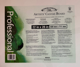 Winsor & Newton Professional Artists’ Canvas Board – 22" × 28"