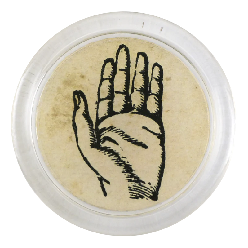 John Derian Vintage Iconic Hand 4" Coaster
