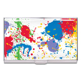 Paint Splash Business Card Case by Karim Rashid