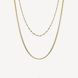 Romy Double Chain Necklace - Hye Jane