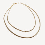 Romy Double Chain Necklace - Hye Jane
