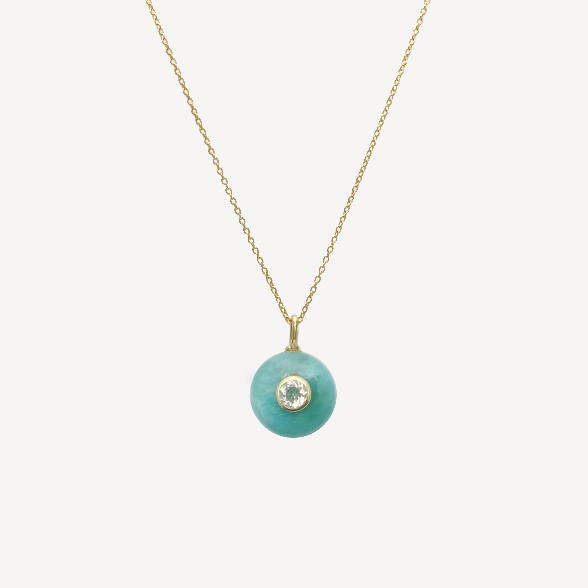 Amazonite Cherie Necklace - Hye Jane
