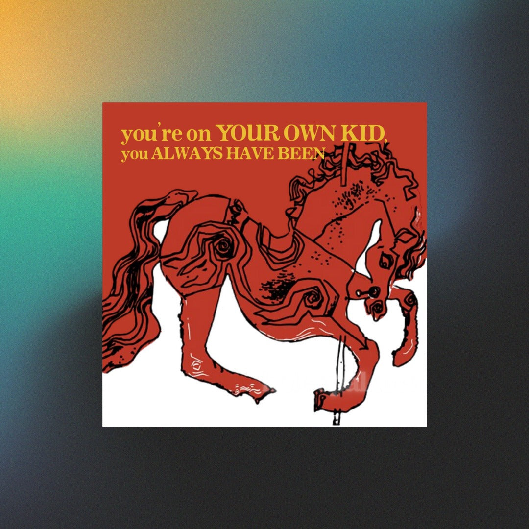 You're on your own kid / Catcher in the Rye mashup sticker