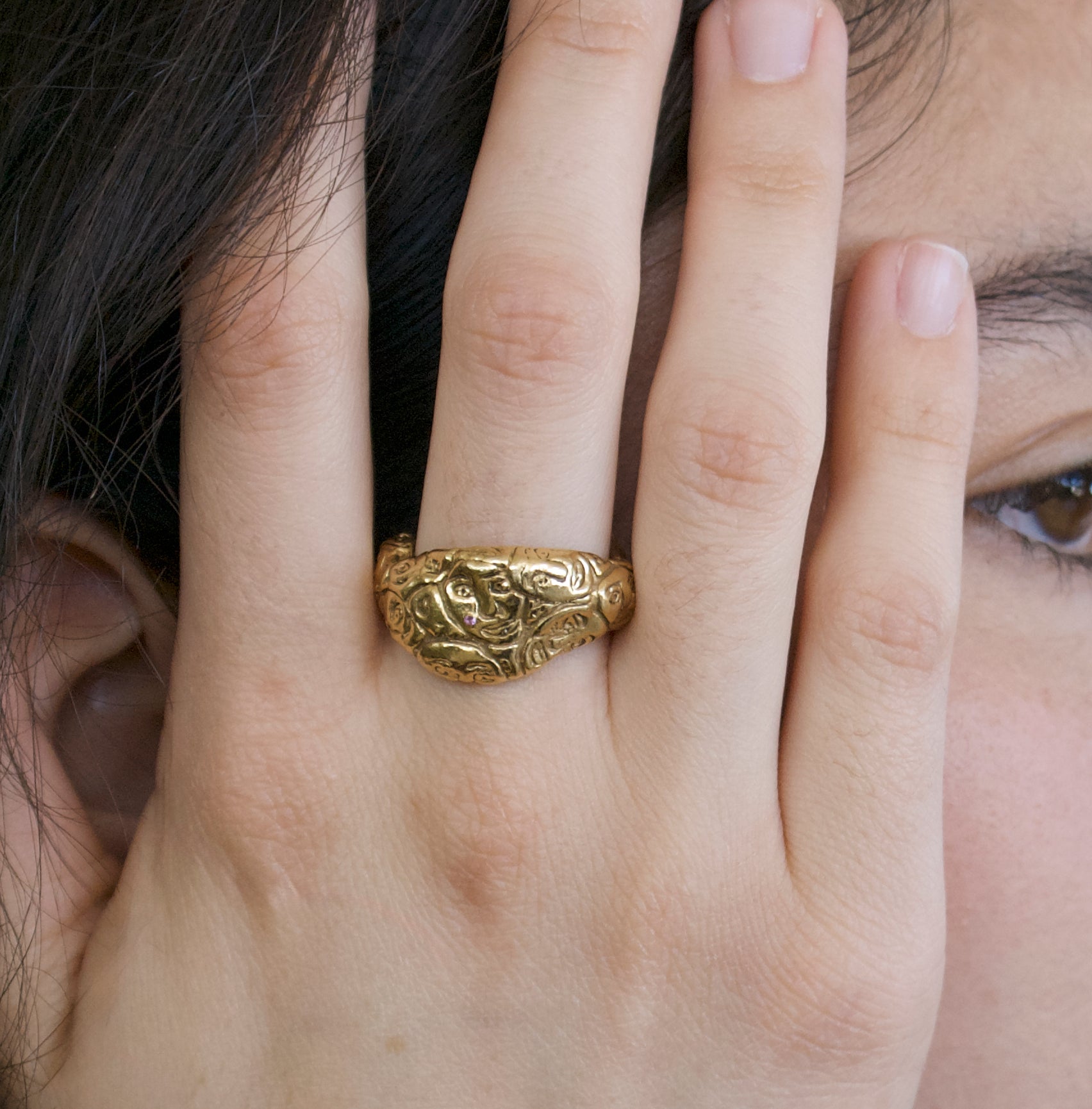 GREAT COMMISSION RING Gold - Madeline Elizabeth