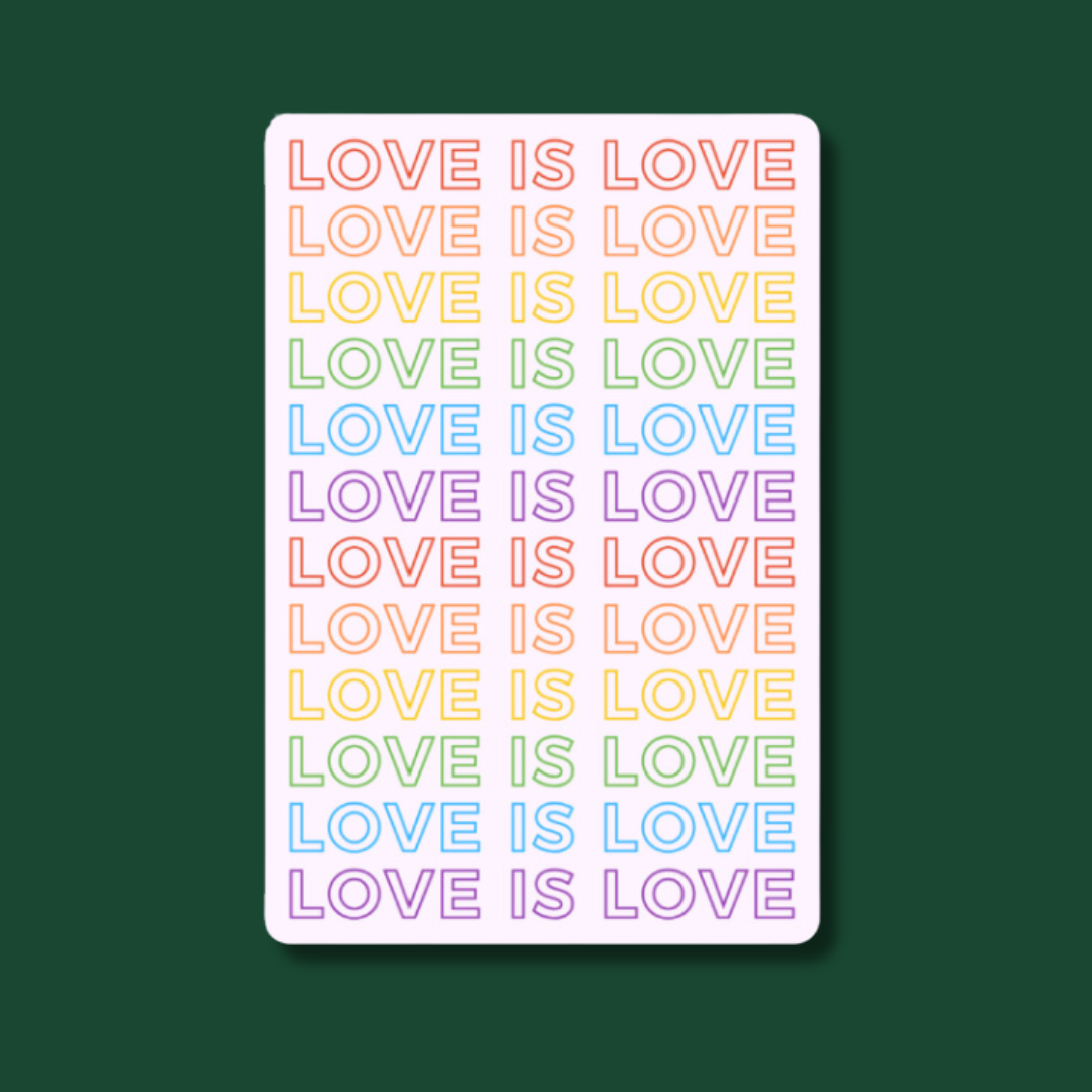 Love is love - sticker