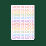 Love is love - sticker