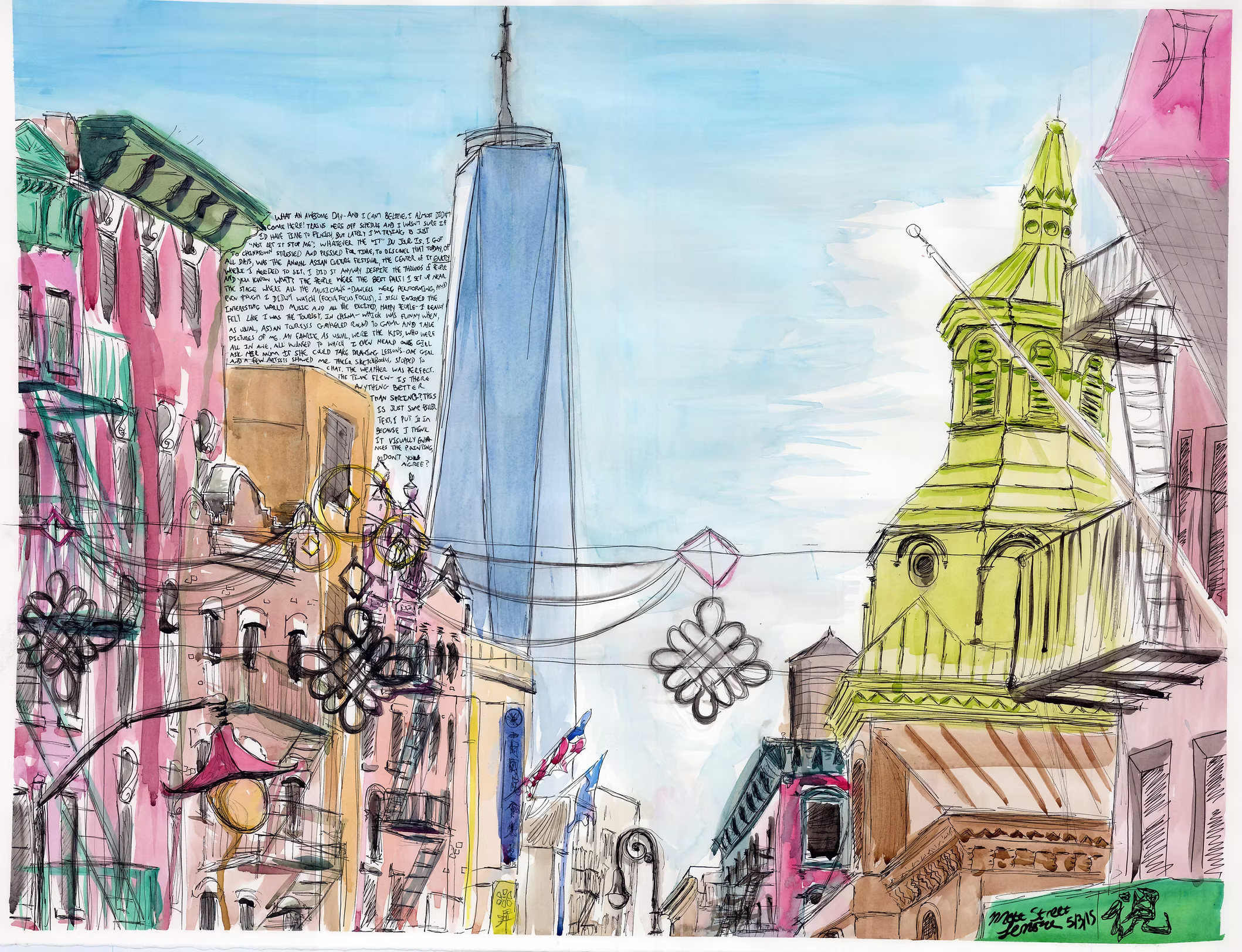 Mott Street - Lenore Mizarchi-Cohen