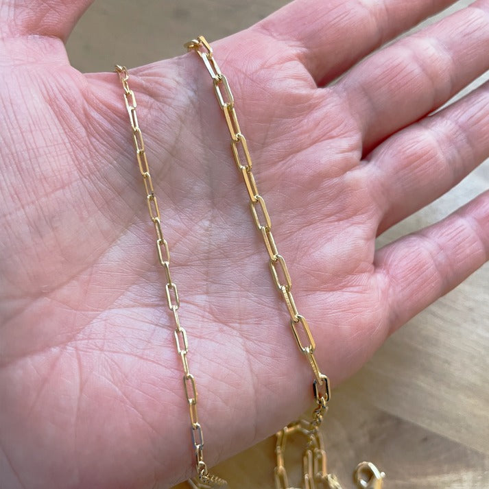 Kelly Taylor paperclip necklace - Hye Jane