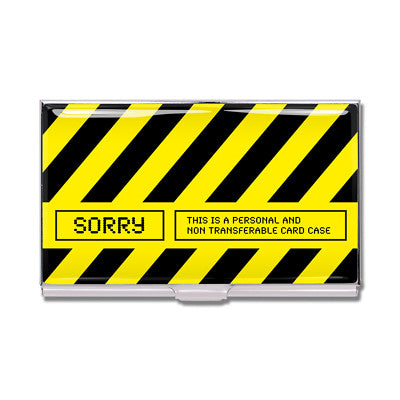 Sorry business card case
