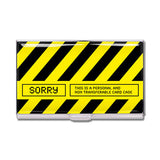 Sorry business card case