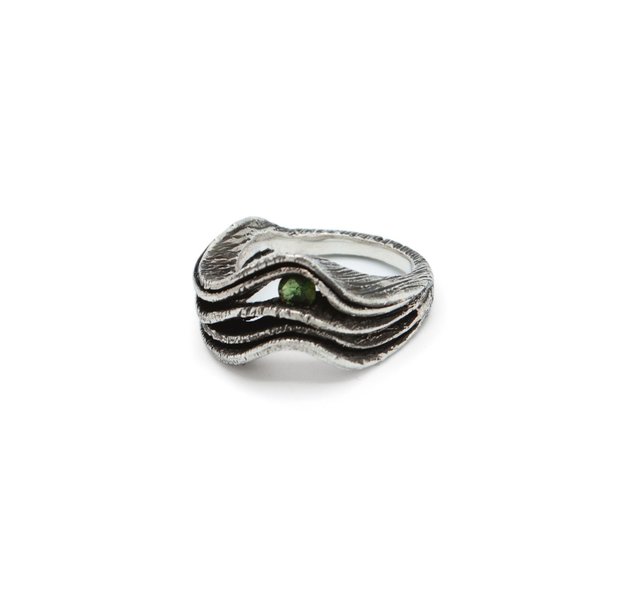 SCOURGED RING Silver - Madeline Elizabeth